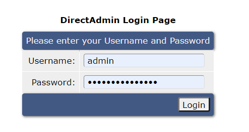 Hướng dẫn tạo User Directadmin