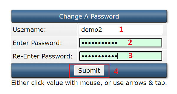 Hướng dẫn đổi mật khẩu User DirectAdmin
